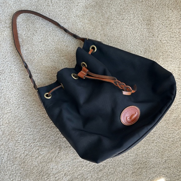 Dooney & Bourke | Bags | Dooney And Bourke Black Nylon Drawstring Bag